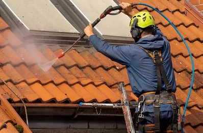 Démoussage et hydrofuge de toiture à Gaillères